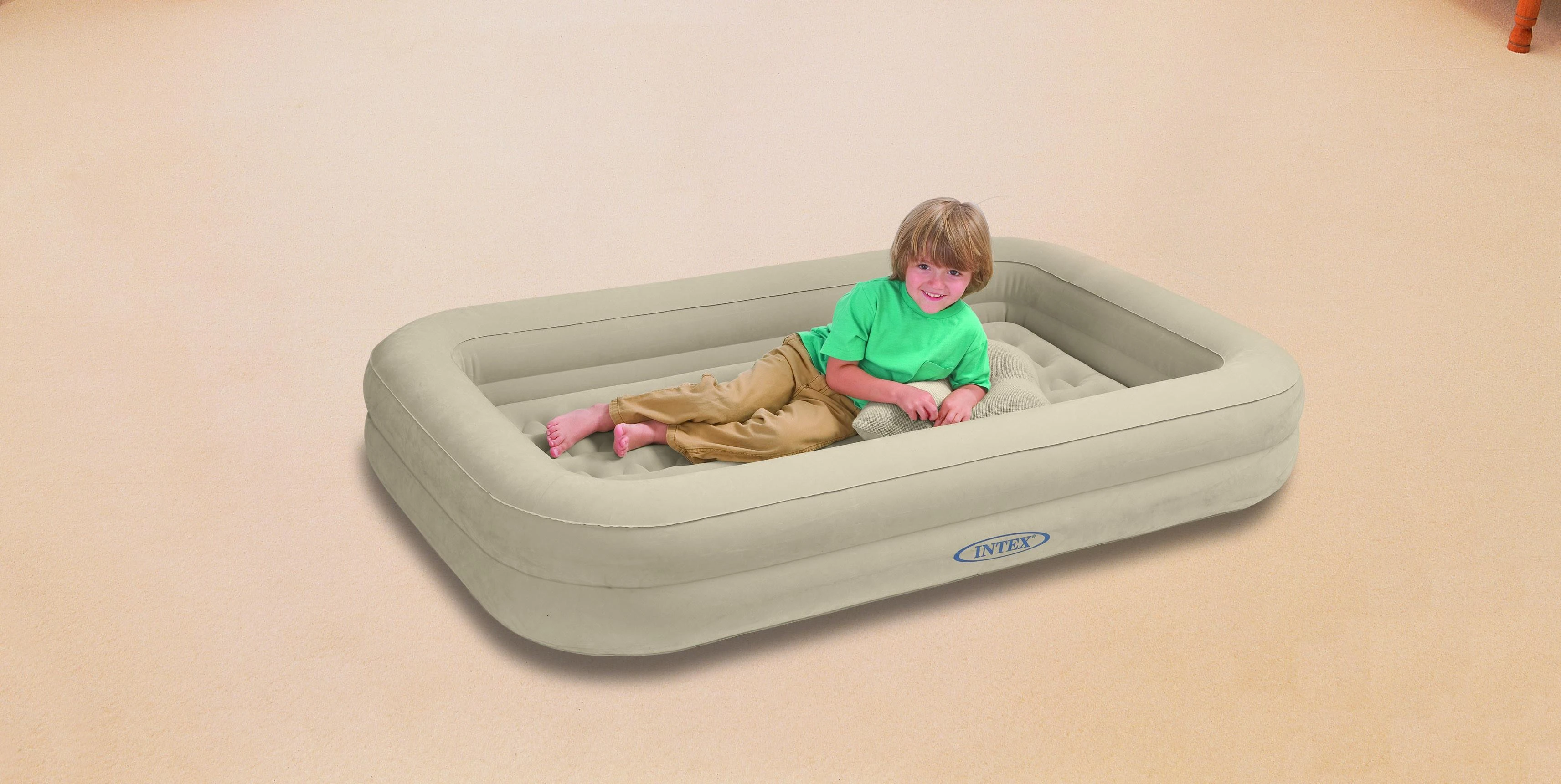 Intex Pripučiamas čiužinys-lova vaikams 66810NP 107x168x25cm 3-6m.