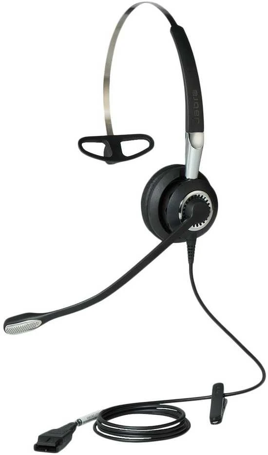 Ausinės - Jabra BIZ 2400 II Mono Kaklo Juosta Juoda/Pilka