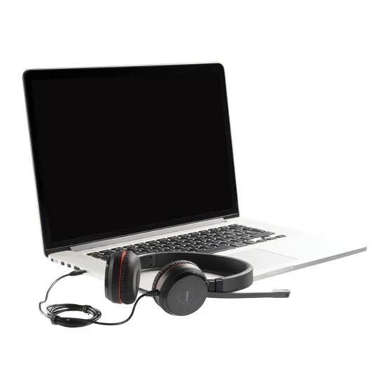 JABRA Evolve 30 II MS stereo Ausinės on-ear su laidu USB 3.5 mm jack Certified skirta Skype skirta Business