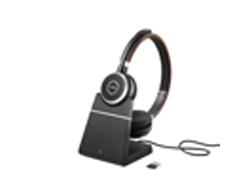 Jabra Evolve 65 UC Stereo - Ausinės - su lankeliu ant galvos - Office/Call center - Juodas - Dvipusės - China