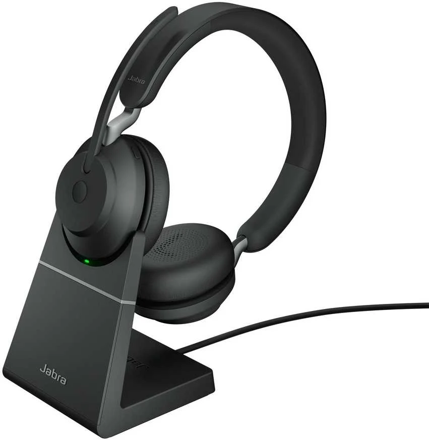 Ausinės JABRA Evolve2 65 Link380c UC Stereo Stovas Juodas