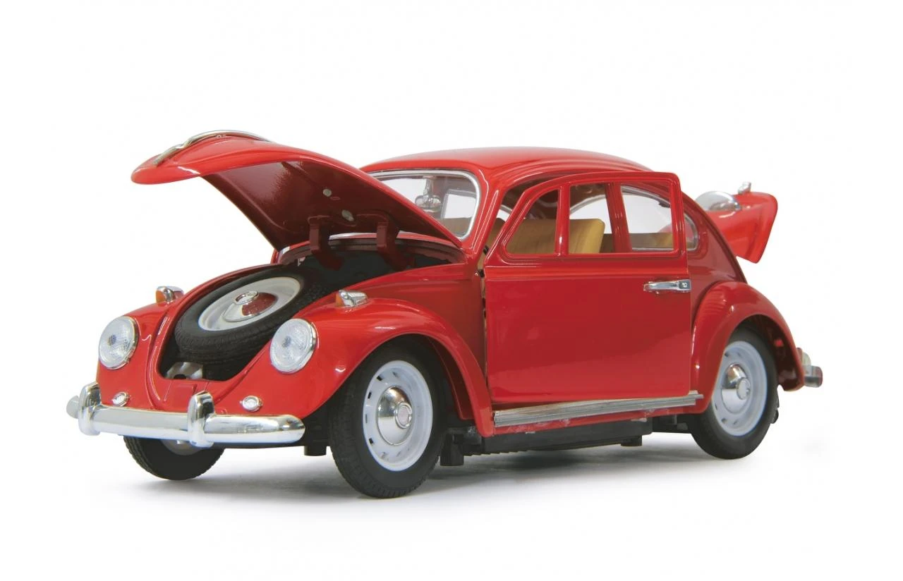 Jamara VW Beatle 1:18, 27MHz, raudona (405110)