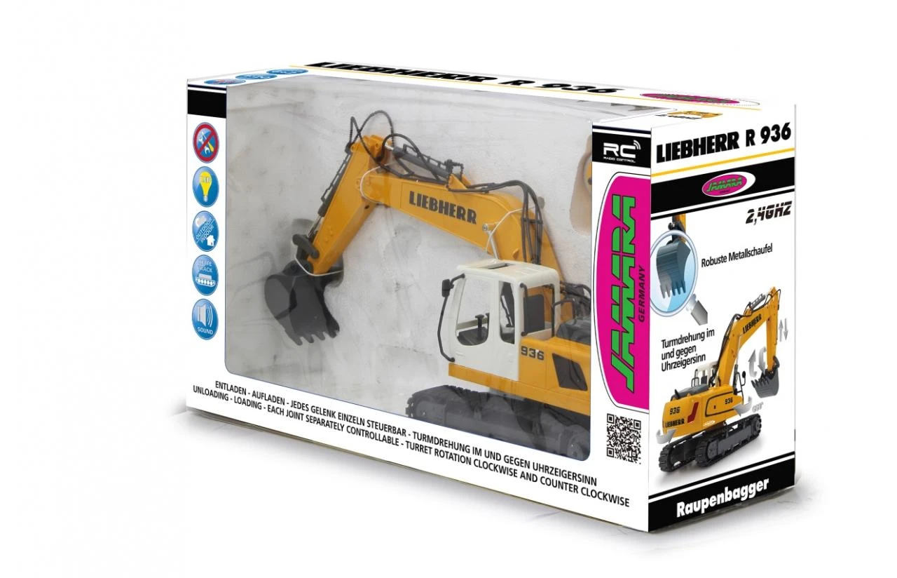 Carruzzo Jamara Liebherr R936 Radijo bangomis valdomas (RC) modelis Ekskavatorius Elektrinis variklis 1:20