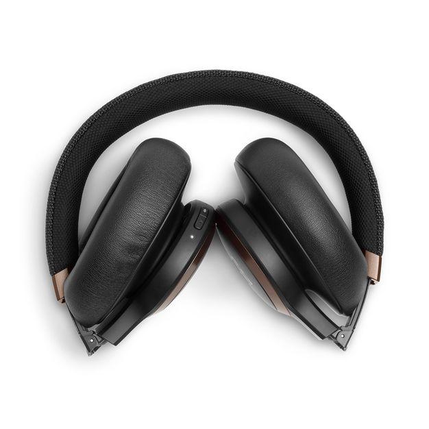 JBL Belaidės triukšmą slopinančios ausinės Live 650BTNC (Juodos) su  mikrofonu | Varle.lt