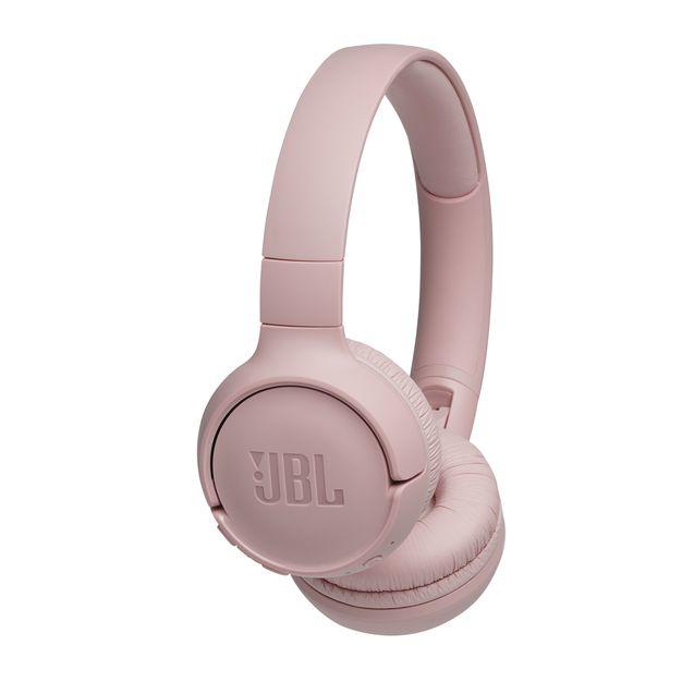 Lengvos ir patogios belaidės Ausinės JBL Tune 500BT Pure Bass sound su  mikrofonu rožinės | Varle.lt