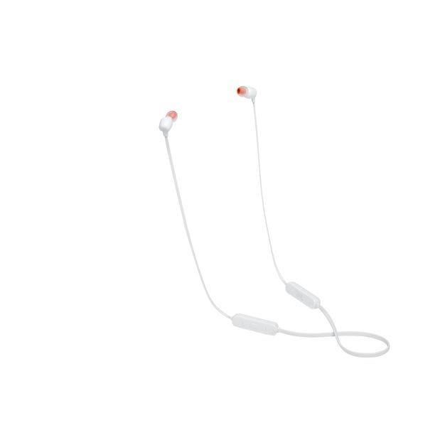 Belaidės ausinės JBL Tune 115BT Pure Bass Sound, Bluetooth, Baltos |  Varle.lt