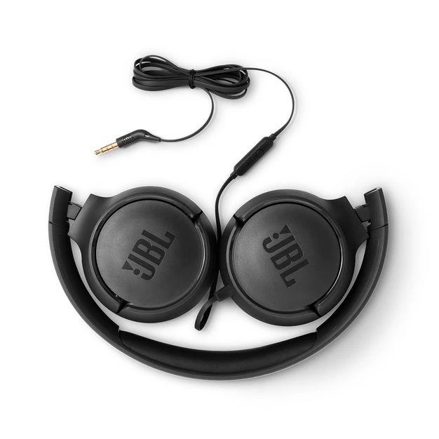Lengvos ir patogios Ausinės JBL Tune 500 Pure Bass sound su mikrofonu  juodos | Varle.lt