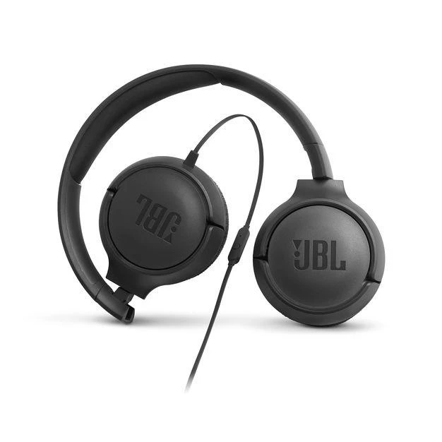 Lengvos ir patogios Ausinės JBL Tune 500 Pure Bass sound su mikrofonu  juodos | Varle.lt
