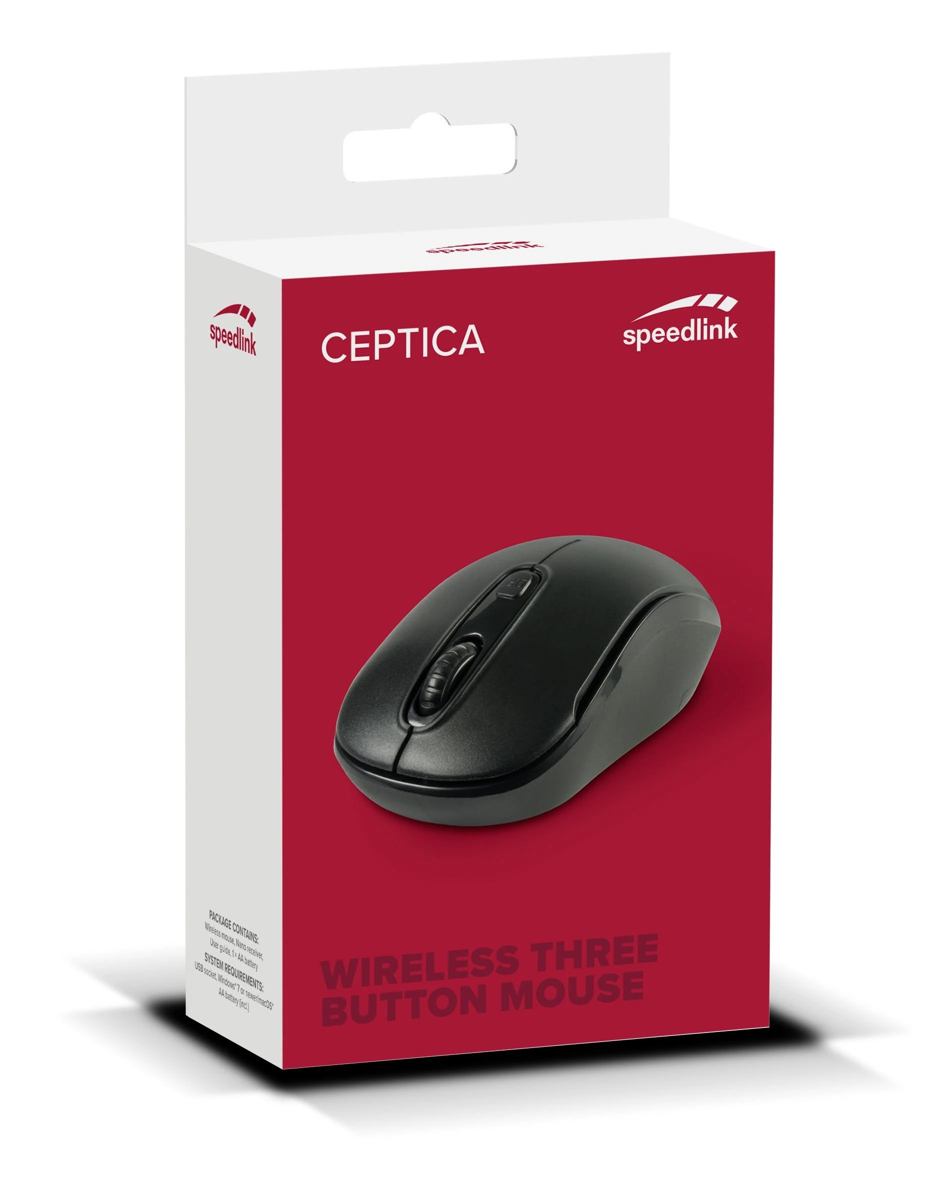 Pelė Speedlink SL-630013-BKBK Ceptica Wireless Juodas