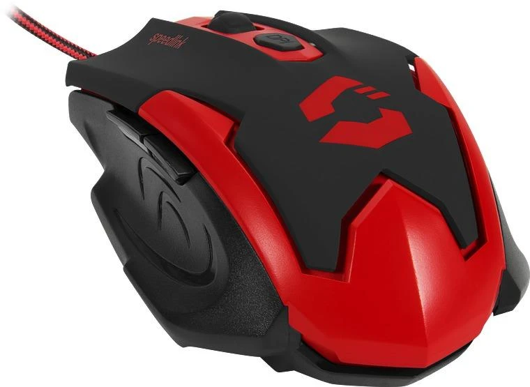 Speedlink pelė Xito Gaming, raudona/juoda (SL-680009-BKRD)