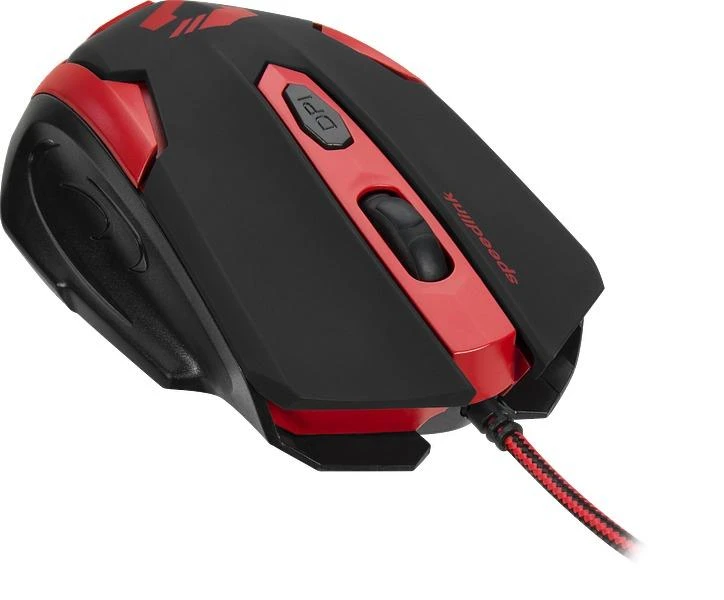 Speedlink pelė Xito Gaming, raudona/juoda (SL-680009-BKRD)
