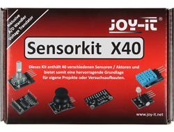 Įvairių jutiklių, valdiklių komplektas (40vnt) skirtas Raspberry bei Arduino JOY-IT