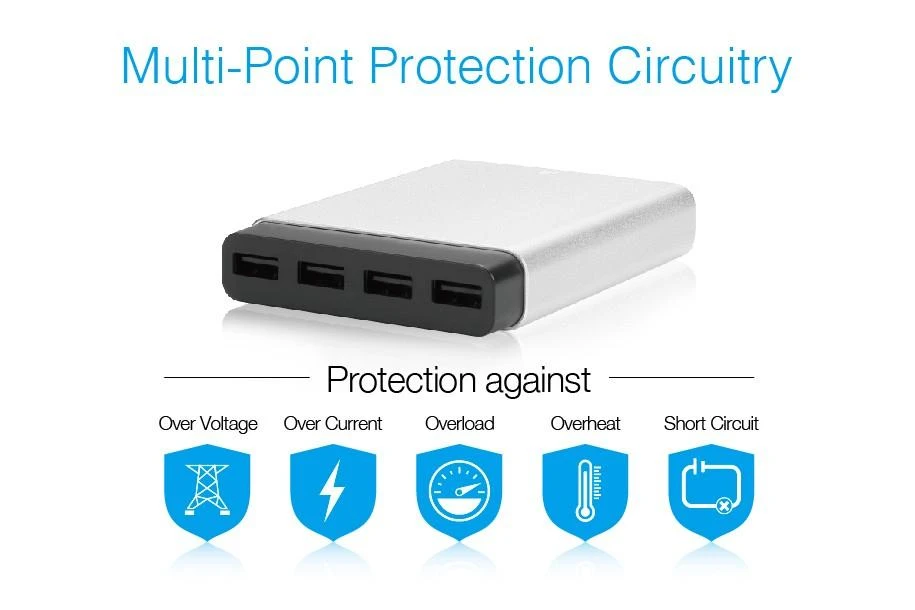 Just Mobile PA-188 4x USB-A 2.4 A (PA-188)