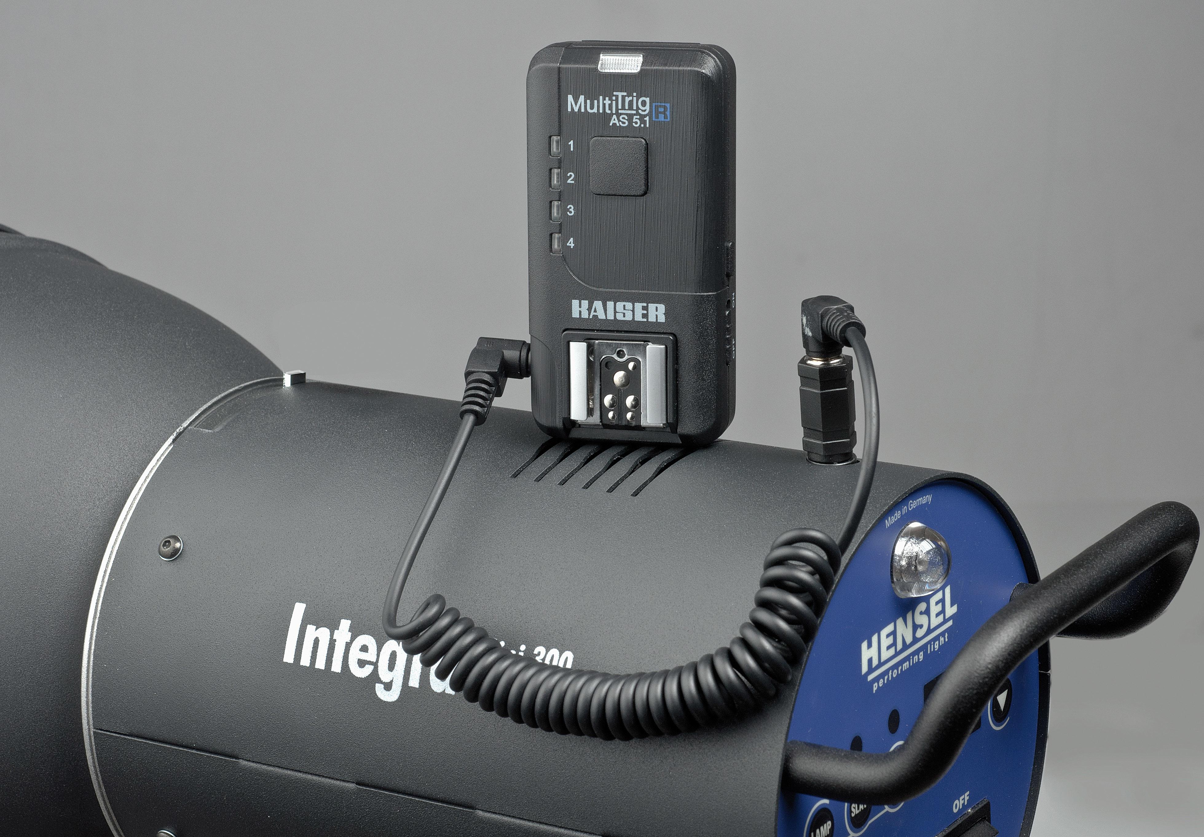 Kaiser MultiTrig AS 5.1 radijo paleidimo rinkinys, skirtas fotoaparatui ir blykstei