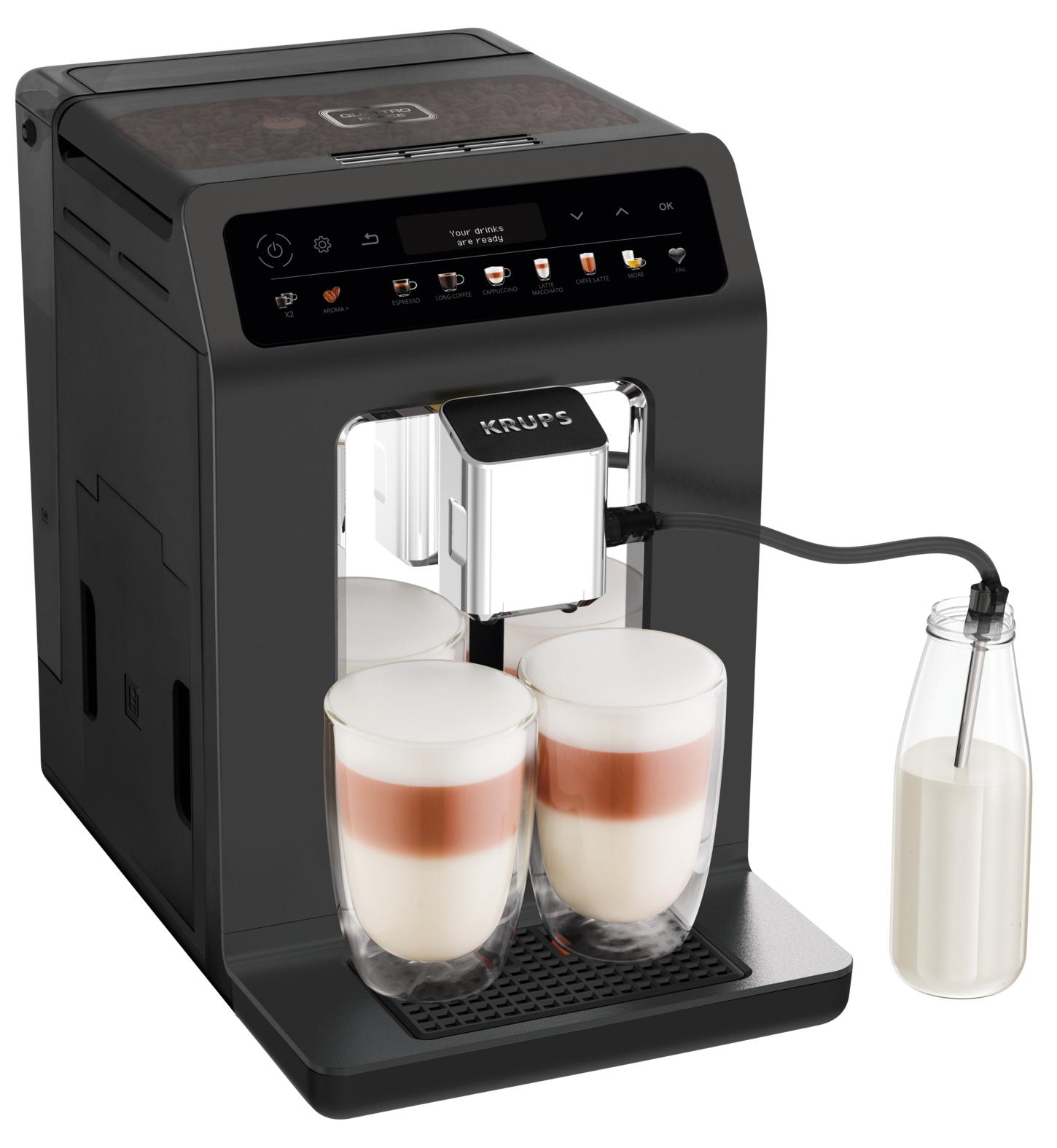 KRUPS automatinis kavos aparatas su malūnėliu, 1450 W, 2,3 l, EA895N10