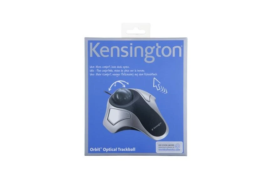 Pelė Leitz KENSINGTON Orbit Optinė Trackball juodas metallic