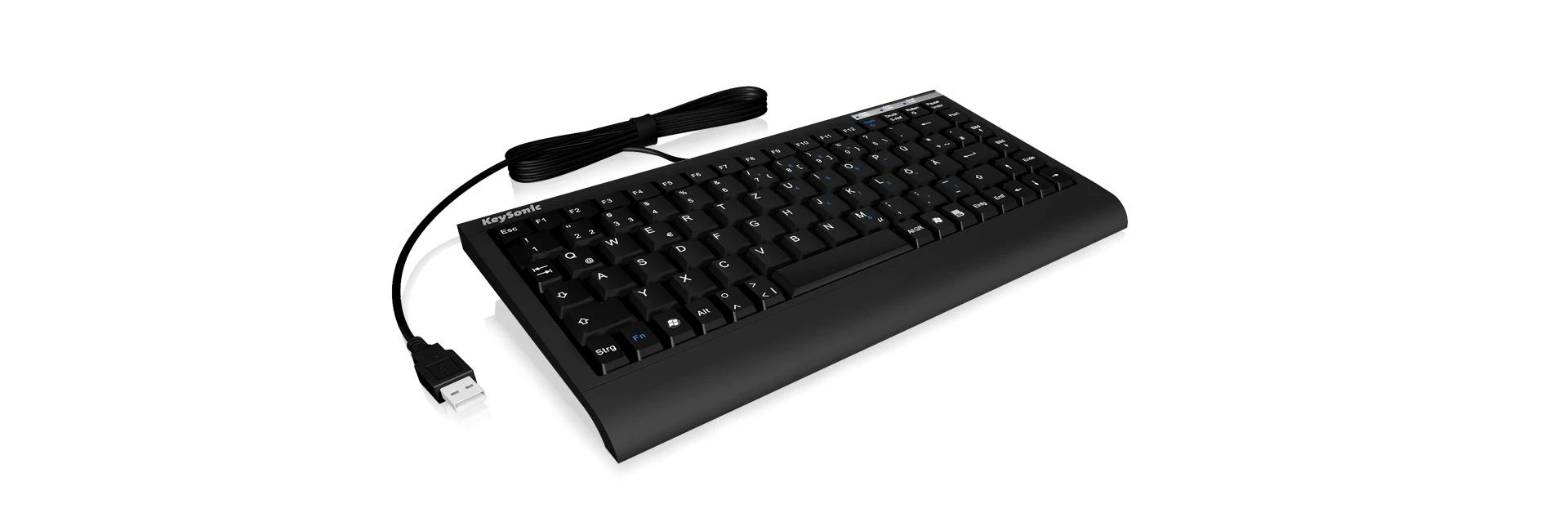 Maxpoint „KeySonic TAS ACK-595C+“ su „Edition (DE) MINI“ klaviatūra su minkšta oda