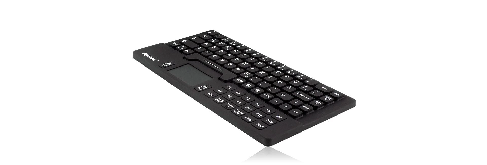 Klaviatūra KeySonic KSK-5031IN (UK) IP68 Silikoninė W-dicht mažmeninė prekyba