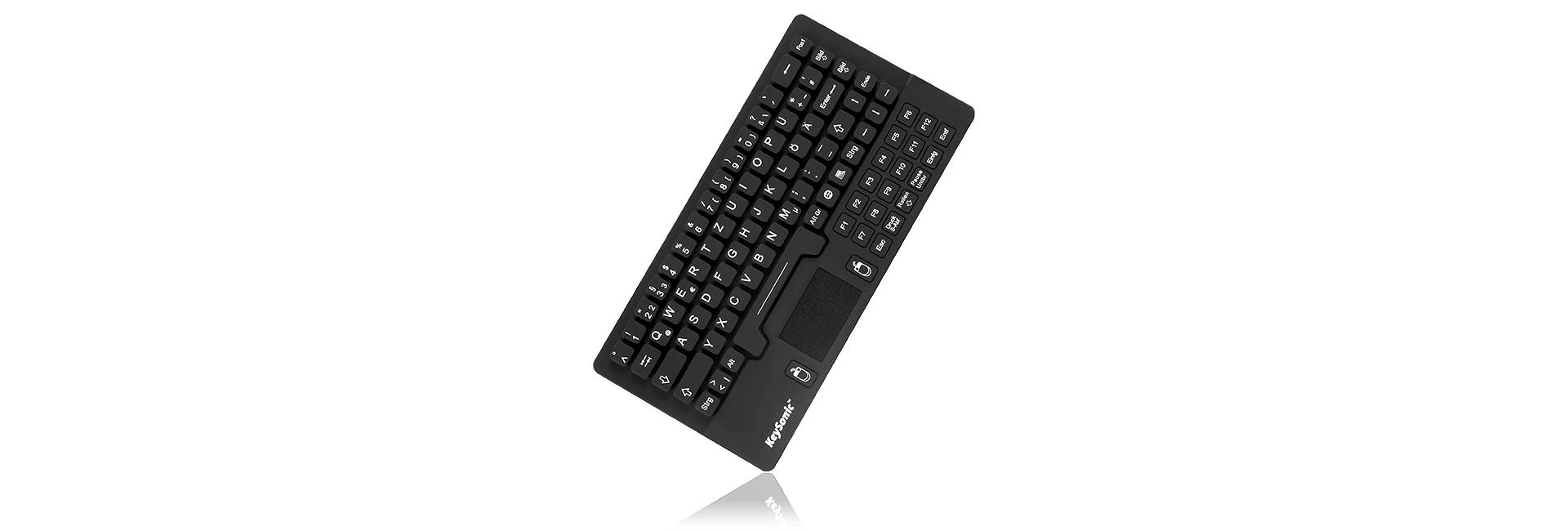Klaviatūra KeySonic KSK-5031IN (UK) IP68 Silikon W-dicht retail