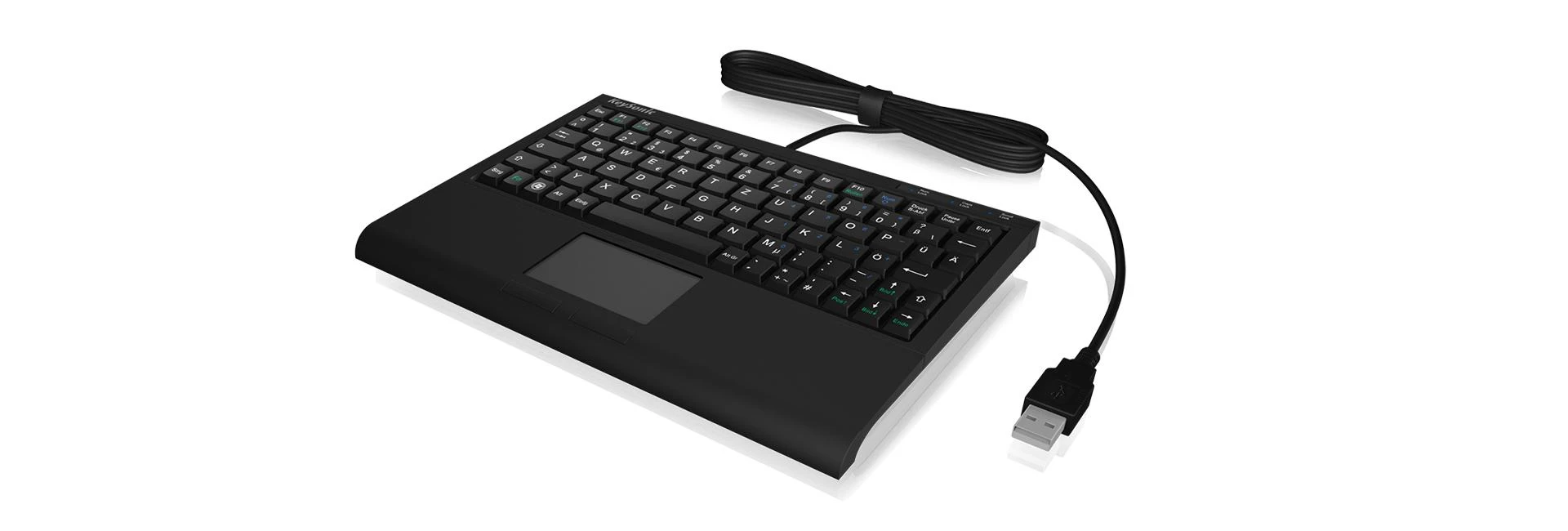 Klaviatūra „KeySonic ACK-3410“ (DE) itin mažas išmanusis jutiklinis skydelis