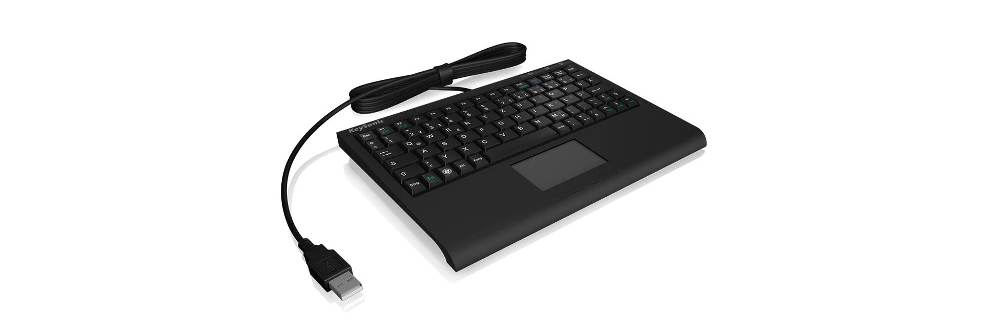 Klaviatūra „KeySonic ACK-3410“ (DE) itin mažas išmanusis jutiklinis skydelis