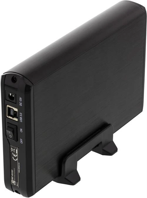 Deltaco 3.5 colio HDD dėžutė su jungčių panele