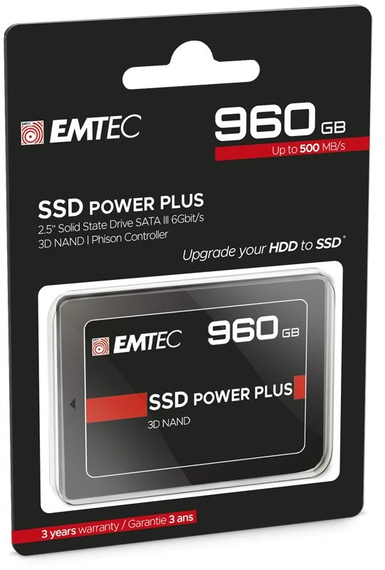 „Emtec“ SSD 2,5 „SATA X150“ 960 GB „Power Plus“