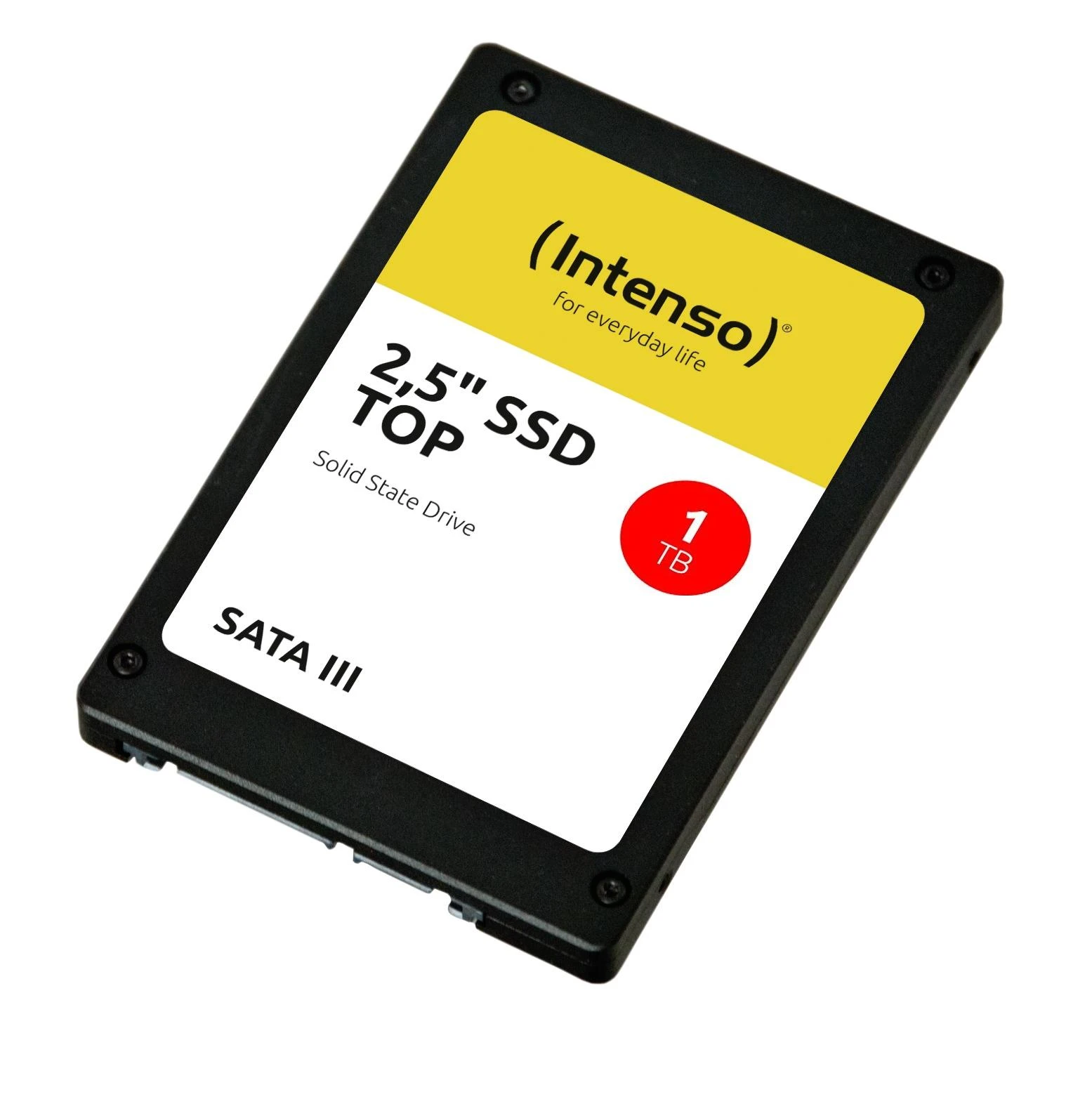 Intenso SSD TOP 1TB SATA3, 520/490MBs, Atsparus smūgiams, Mažos galios