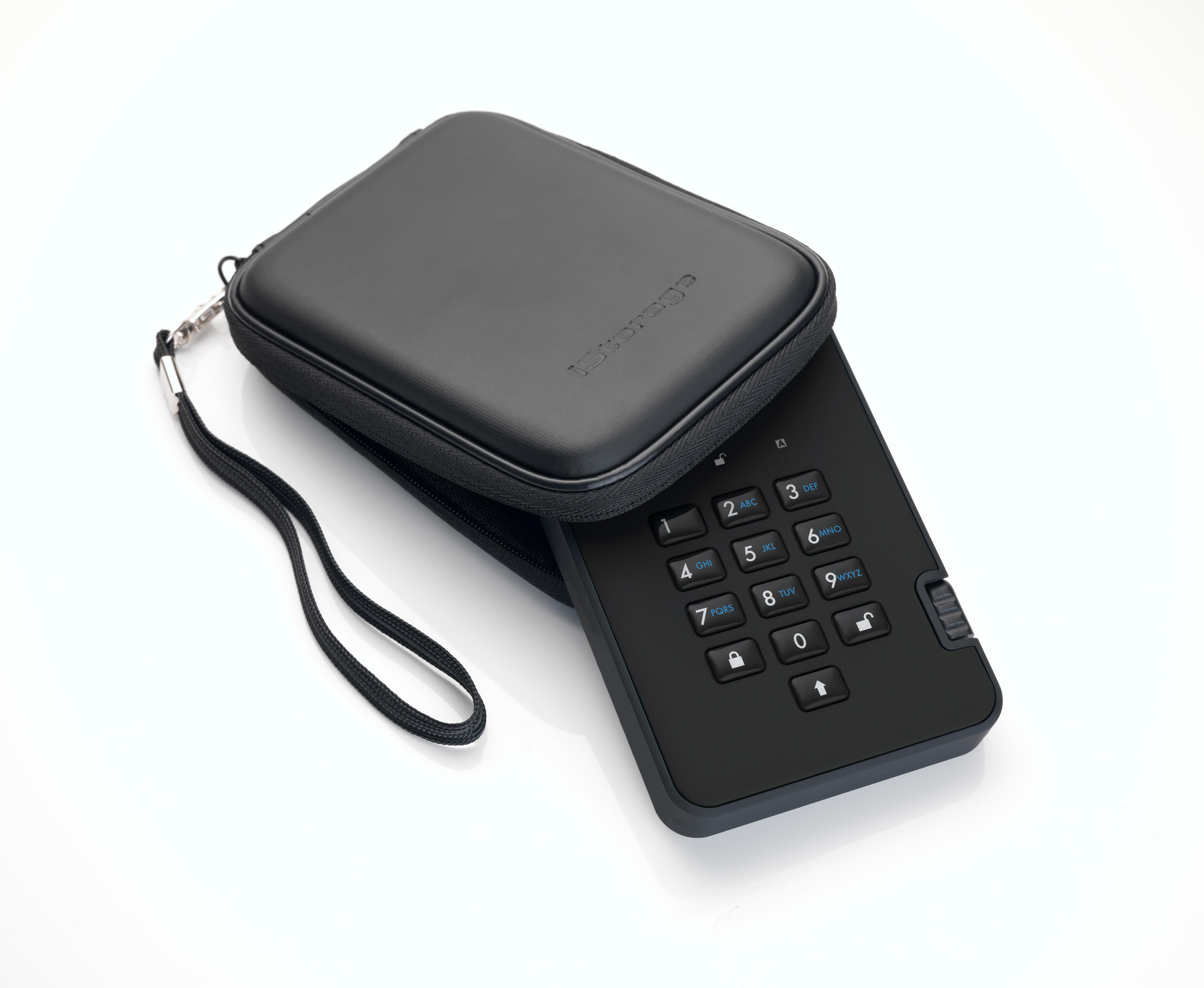 Kietasis diskas Disk zewnętrzny HDD iStorage diskAshur2 500GB Juodas (IS-DA2-256-500-B)