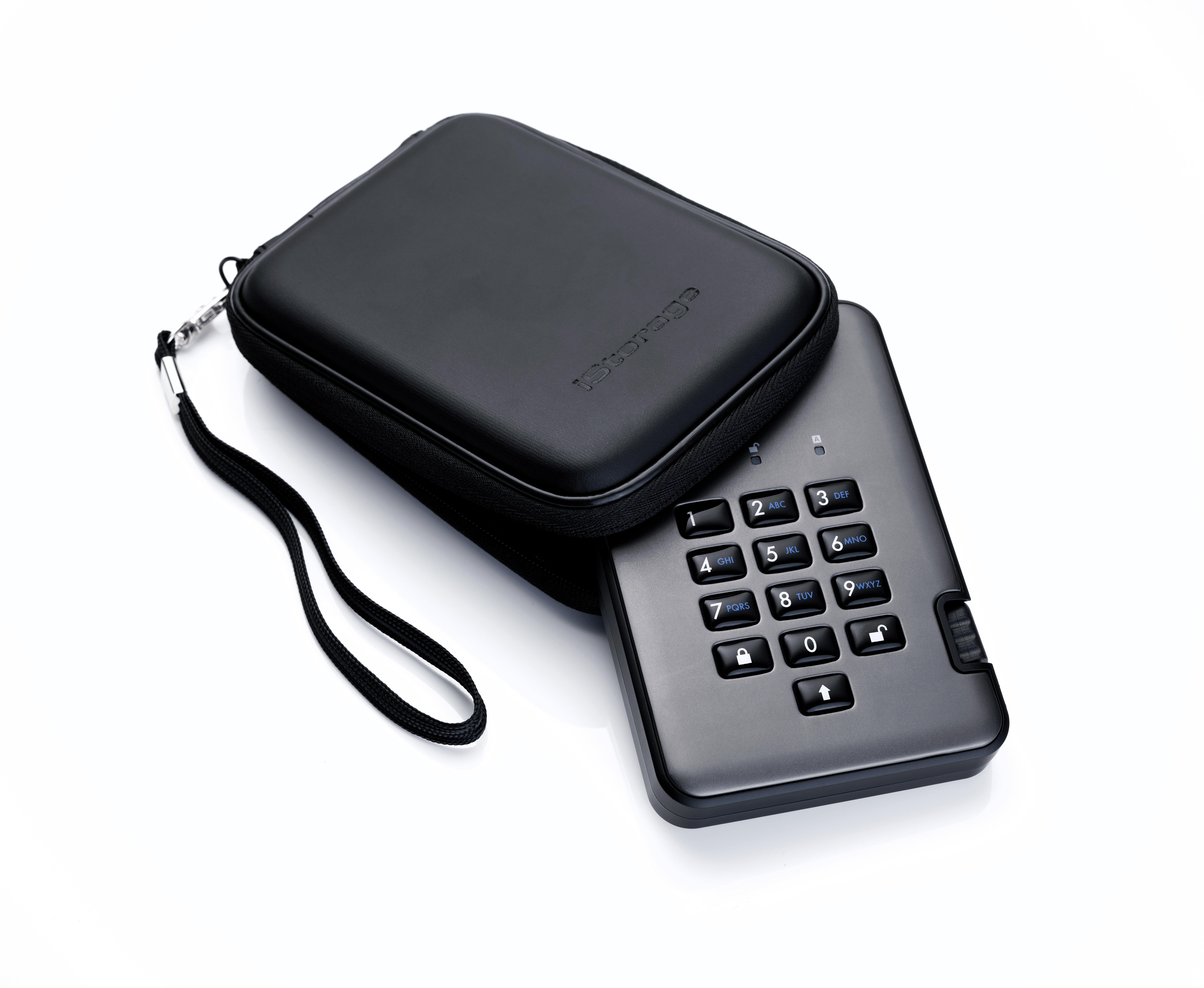 Išorinis diskas HDD iStorage iStorage diskAshur PRO2 Išorinis kietasis diskas 500 GB 5400 RPM 2.5'' USB A tipo 3.2 Gen 1 (3.1 Gen 1) Juodas