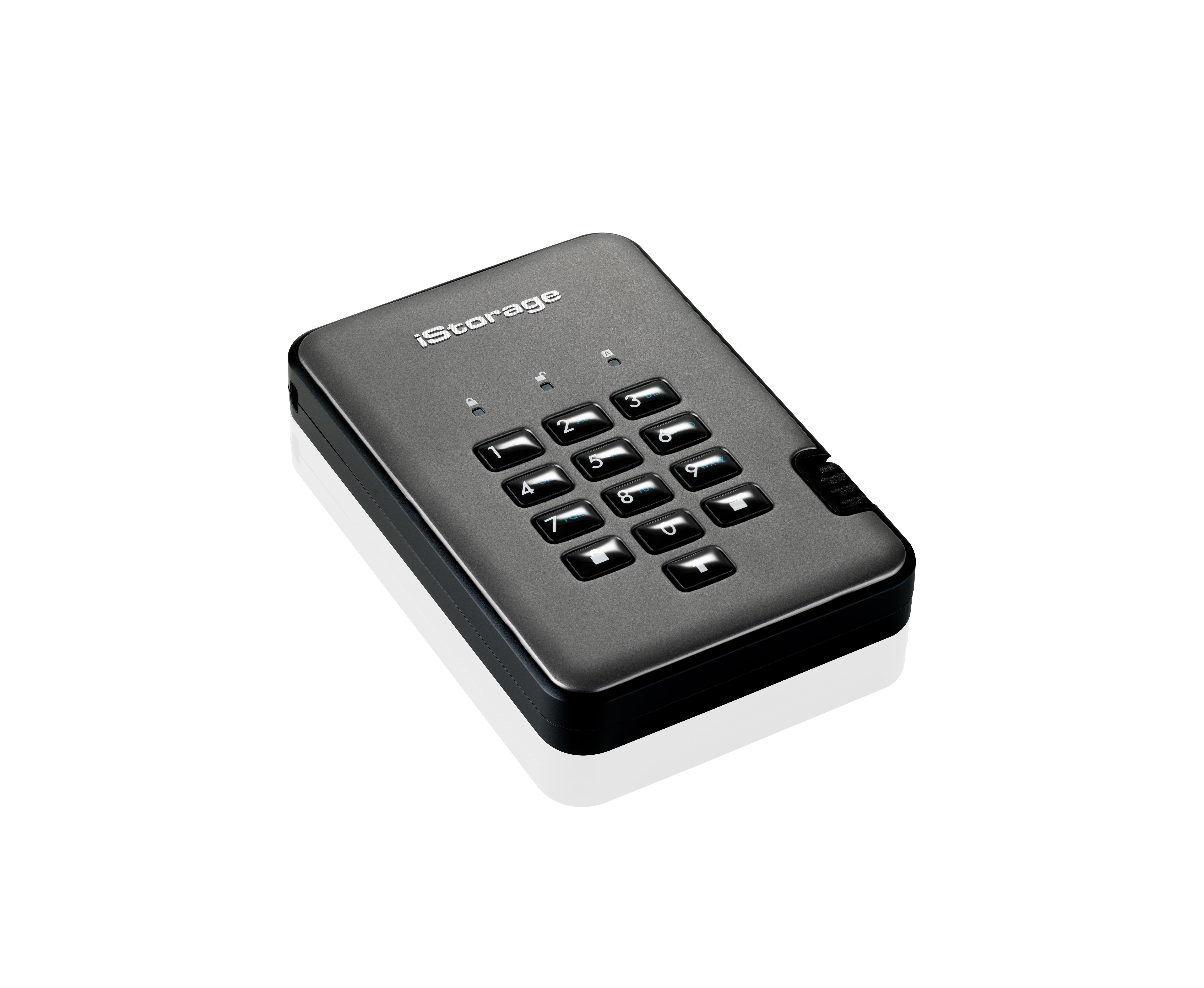 Išorinis diskas HDD iStorage iStorage diskAshur PRO2 Išorinis kietasis diskas 500 GB 5400 RPM 2.5'' USB A tipo 3.2 Gen 1 (3.1 Gen 1) Juodas