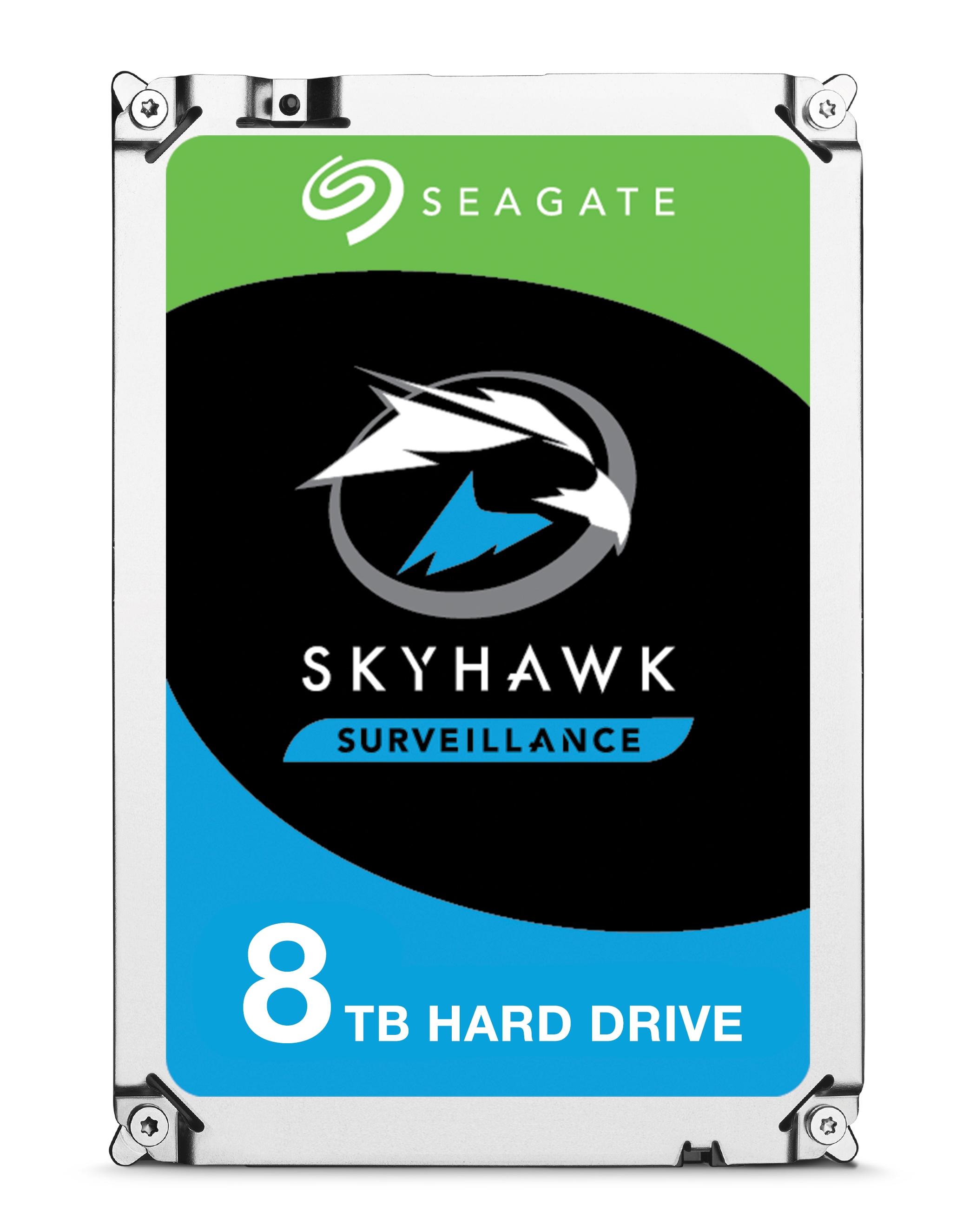 SEAGATE Surveillance Skyhawk 8TB HDD 7200rpm SATA serial ATA 6Gb/s 256MB cache 3.5inch 24x7 long-term usage BLK