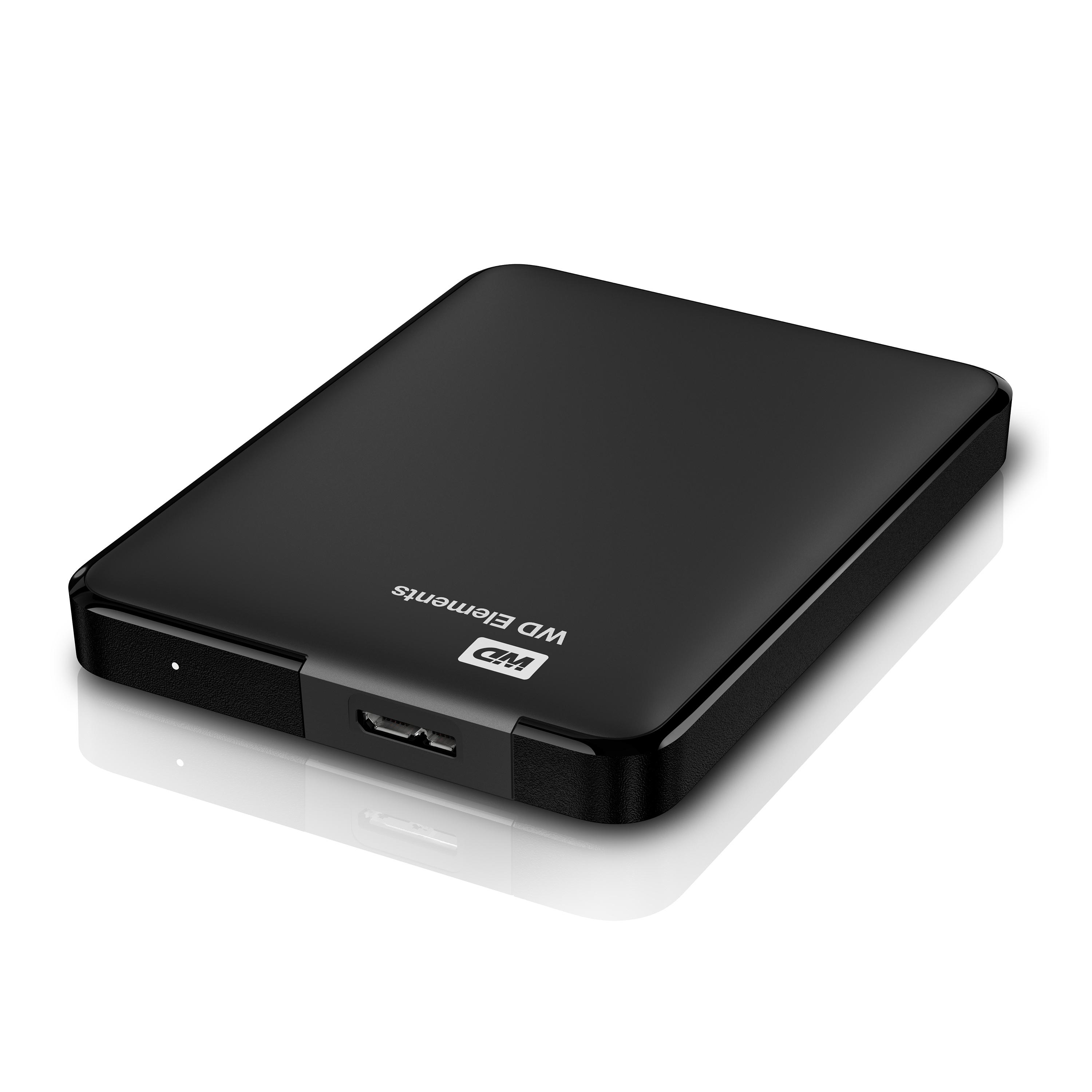 Western Digital Kietasis išorinis diskas WD Elements Portable HDD 1,5TB USB3, Juodas