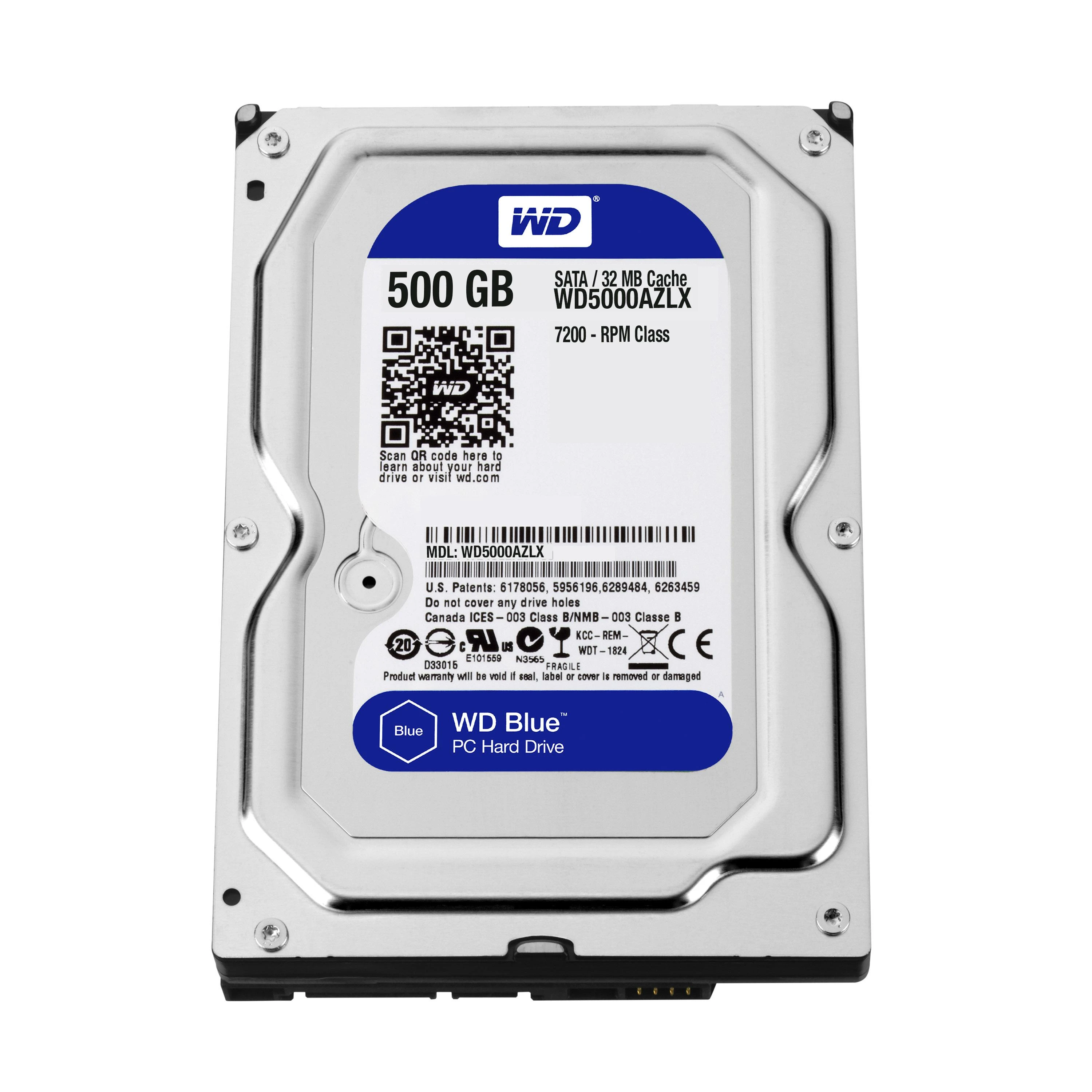 Sandisk WD Mėlyna 500GB SATA 6Gb/s HDD Desktop