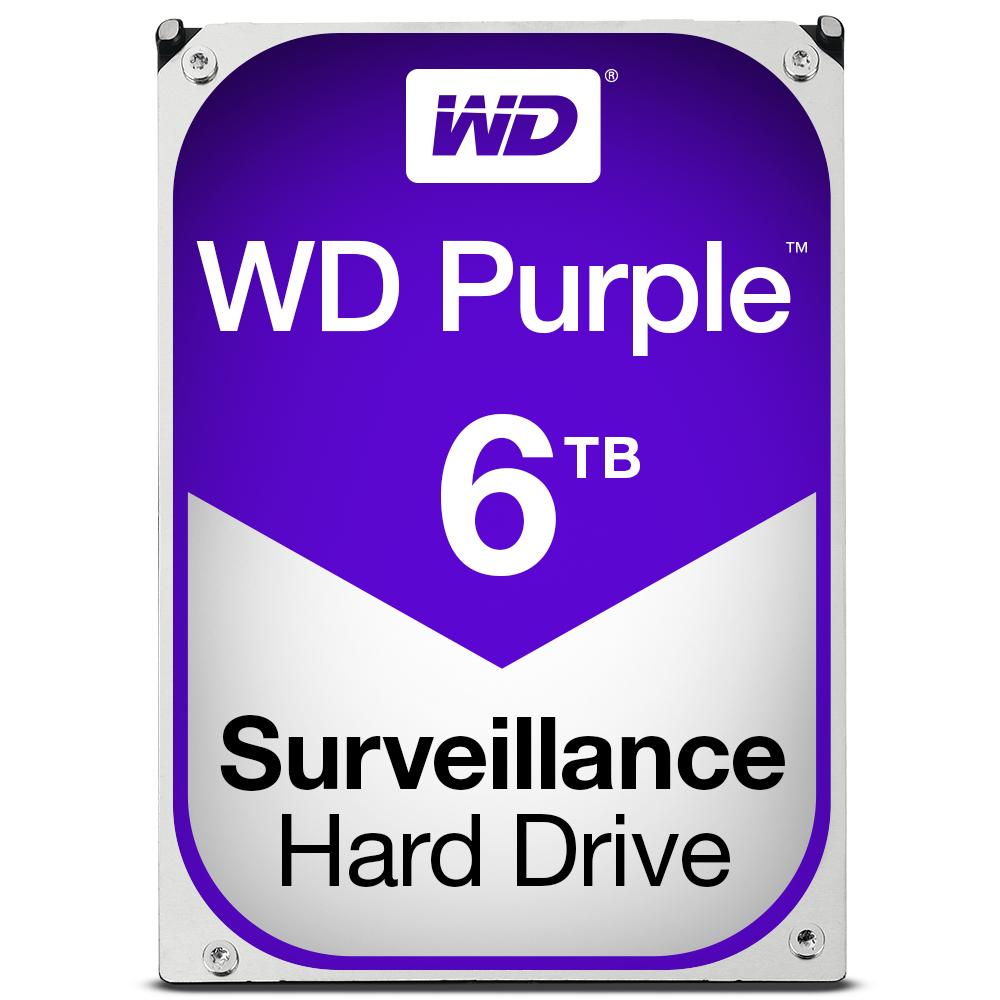 Western Digital Dysk WD Violetinė 6TB 3.5" SATA III (WD60PURX)