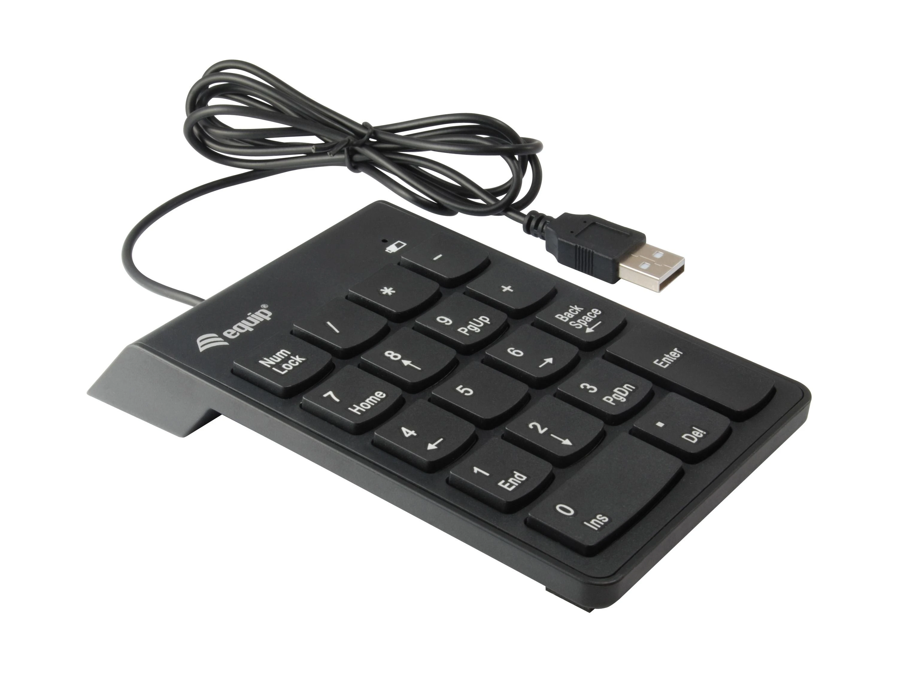 Klaviatūra Equip Kabelgebundene USB Nummernblock juodas