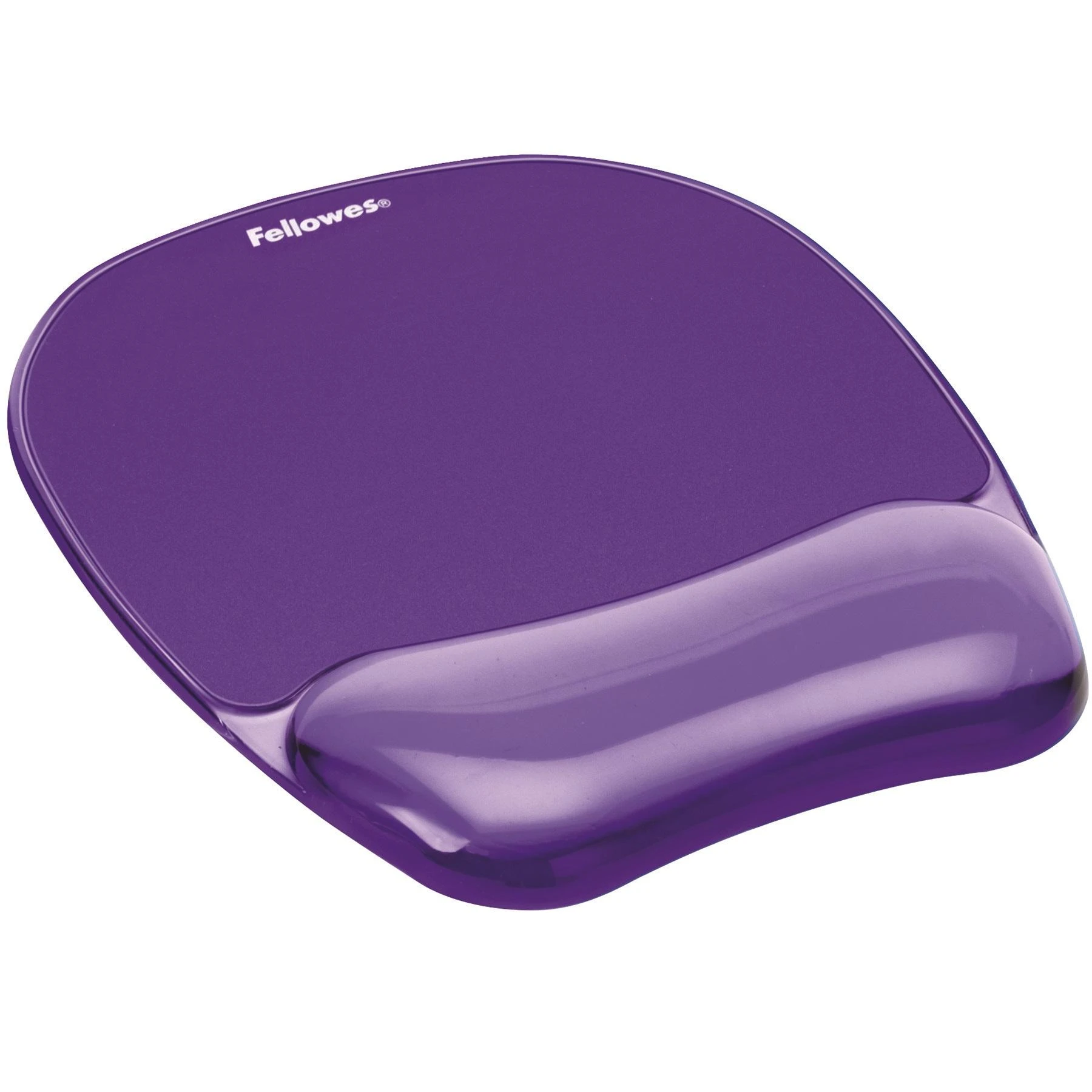 FELLOWES CRYSTAL PURPLE Pelės kilimėlis riešo atrama