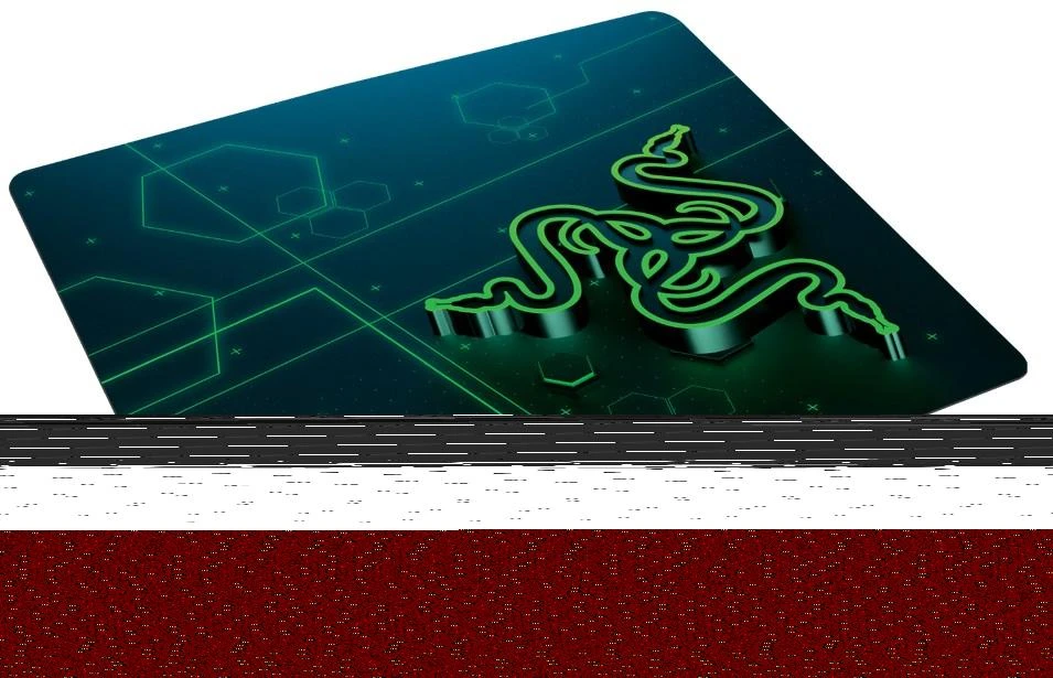 Razer Goliathus Mobile Pelės kilimėlis žaidimams, 215 x 279 x 1.5 mm, Juodas, Rubberized base