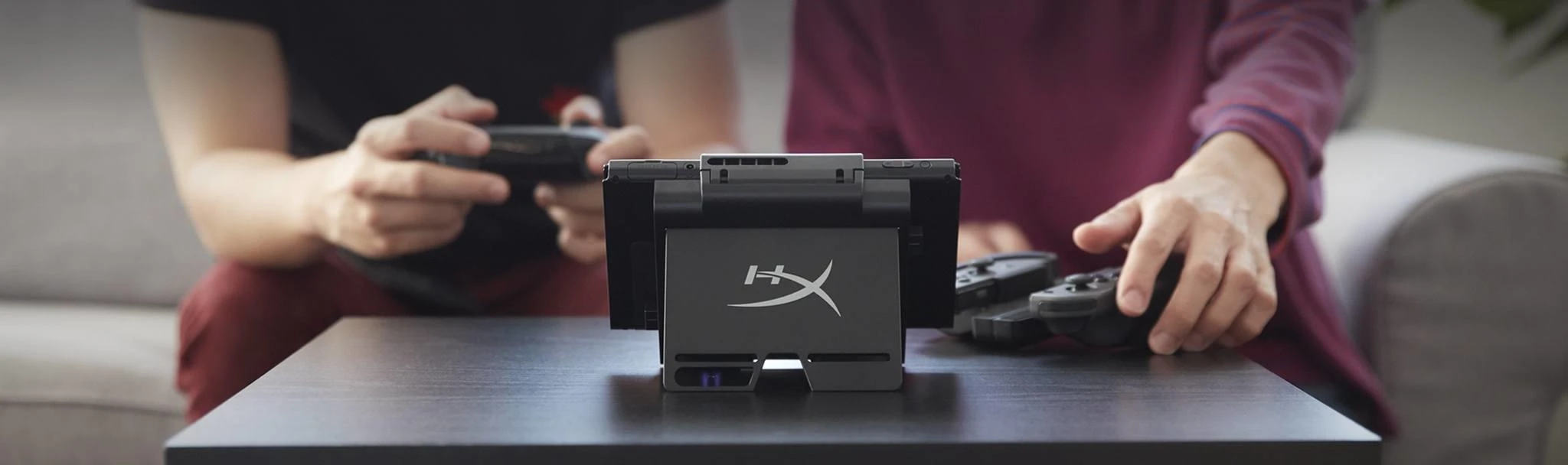 HyperX HX-CPCS-U ChargePlay Clutch - Nintendo Switch Įkrovimo stotelė - prijungiama tiesiogiai per C tipo USB jungtį