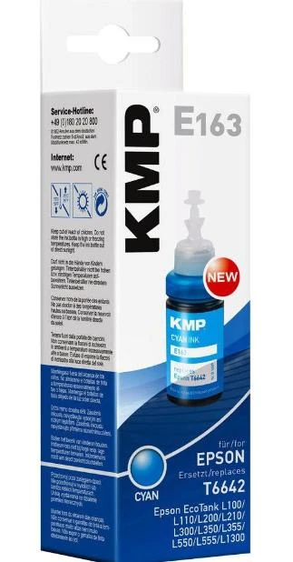 Legrand KMP Printtechnik AG KMP Tinte EcoTank T6642 cyan 6500 S. E163 kompatibel