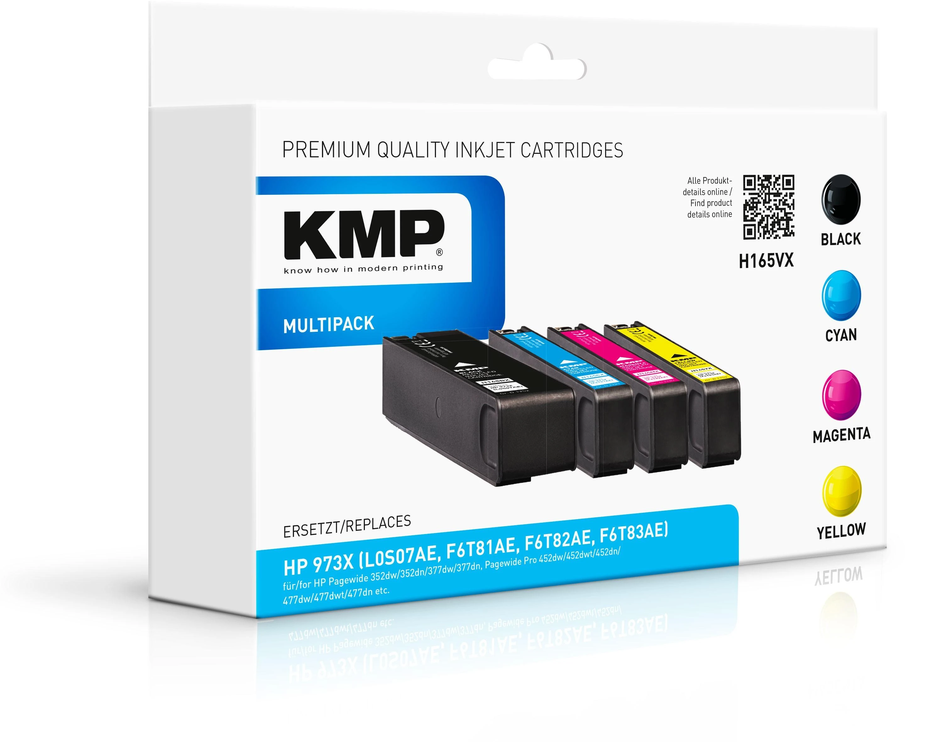 Legrand KMP 1752,4005 kaseta su tonerem 4 vnt. Zamiennik Juodas, Cyjan, Purpurowy, Geltonas