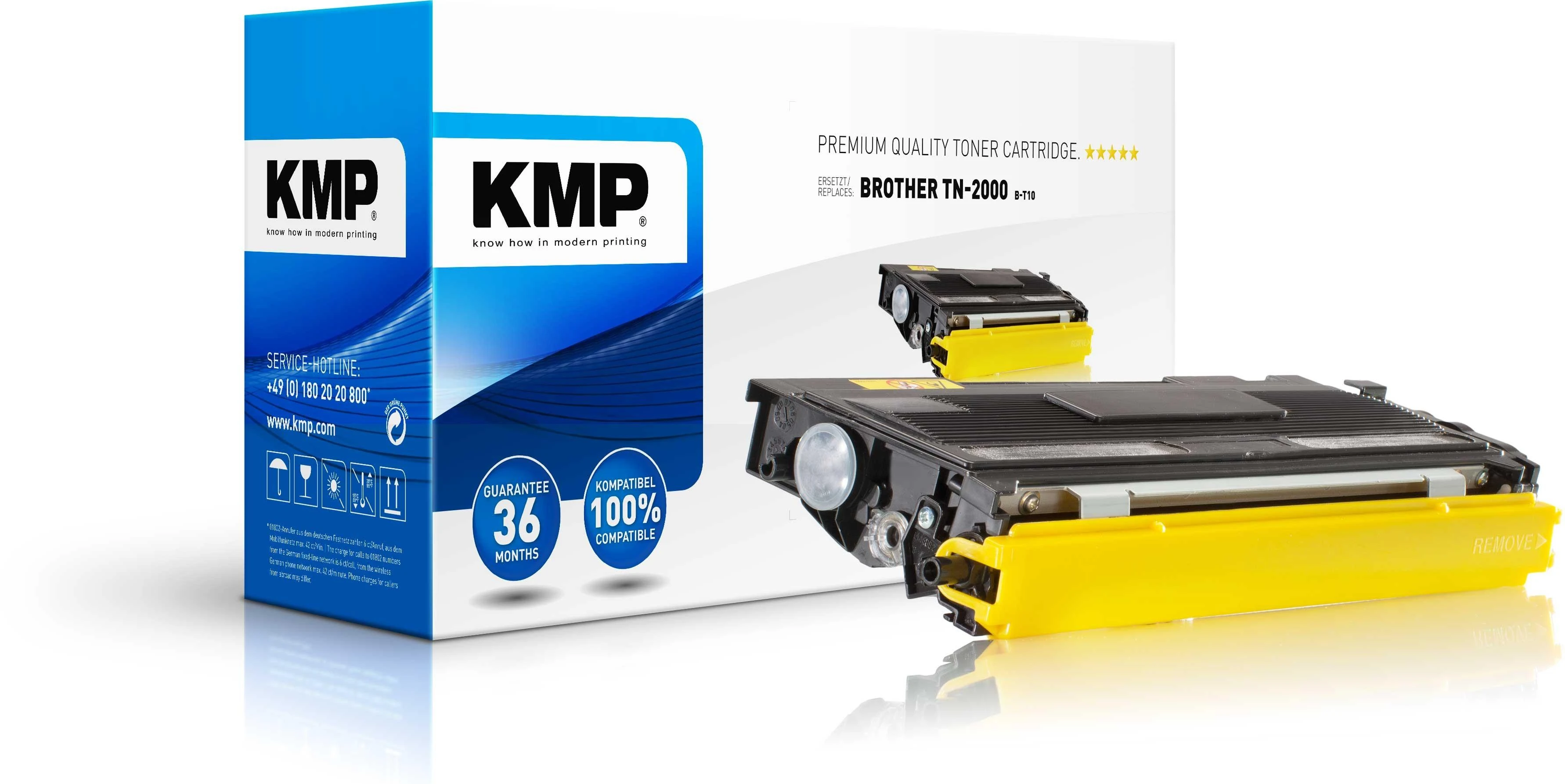 Legrand KMP B-T10 Toneris juodas, suderinamas su Brother TN-2000