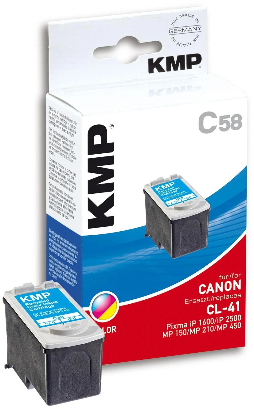 Legrand KMP C58 rašalo kasetės spalva suderinama su Canon CL-41