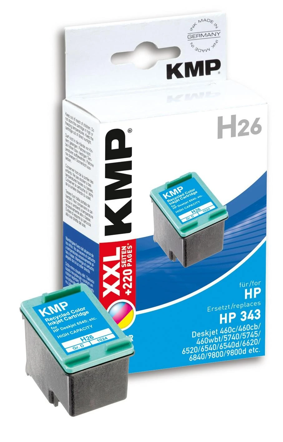 Legrand KMP Ink H26 / HP C 8766 E (spalva)