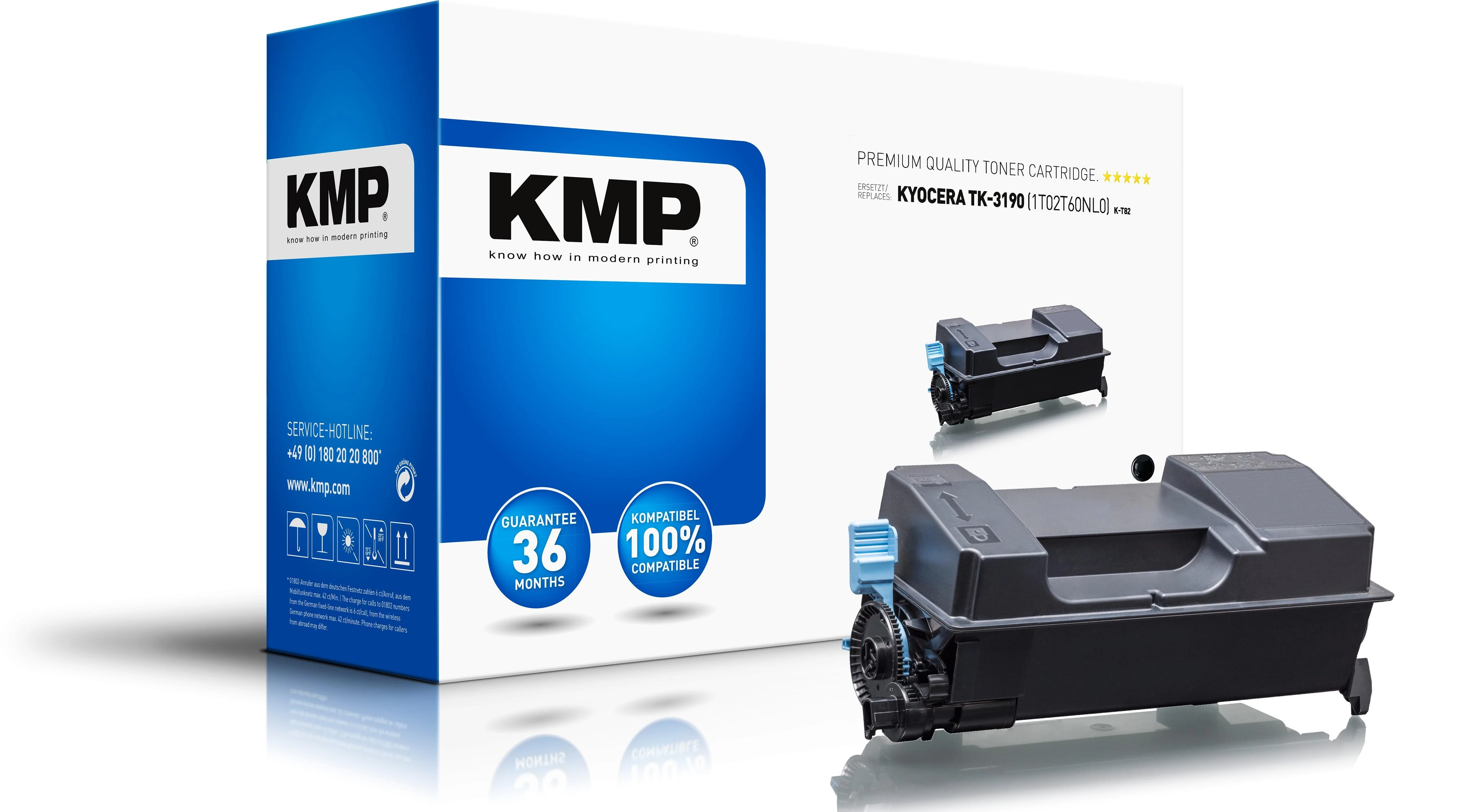 Kyocera Carruzzo KMP K-T82 tonerio kasetė 1 vnt Derantis Juoda