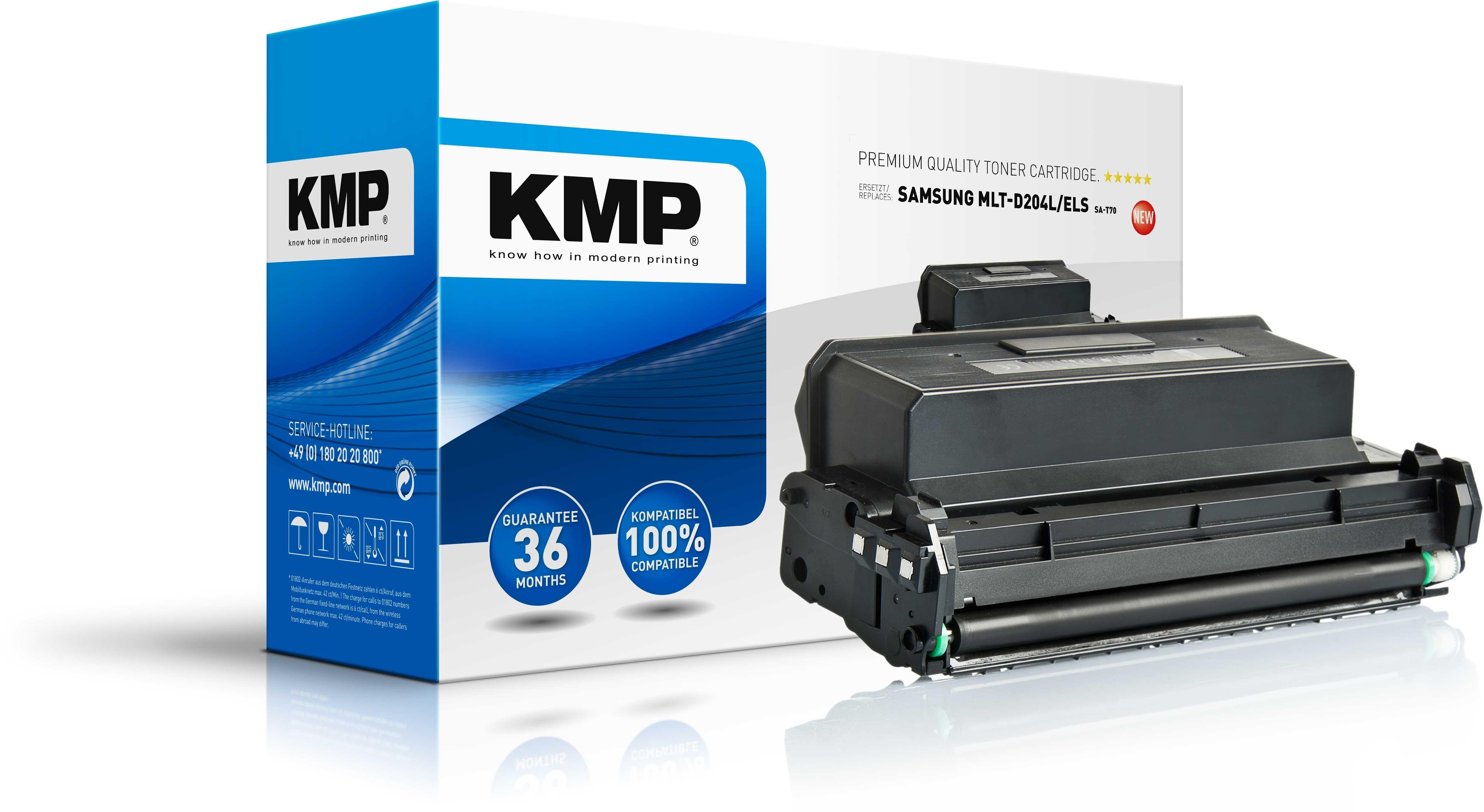 KMP toneris Samsung MLT-D204L/ELS juodas 5000 puslapių SA-T70, atnaujintas