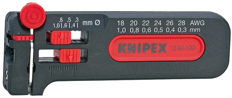 Laidų valymo įrankis Knipex 1280100SB; 100 mm