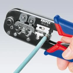 Profesionalios RJ45 jungčių užspaudimo replės 97 51 10 KNIPEX