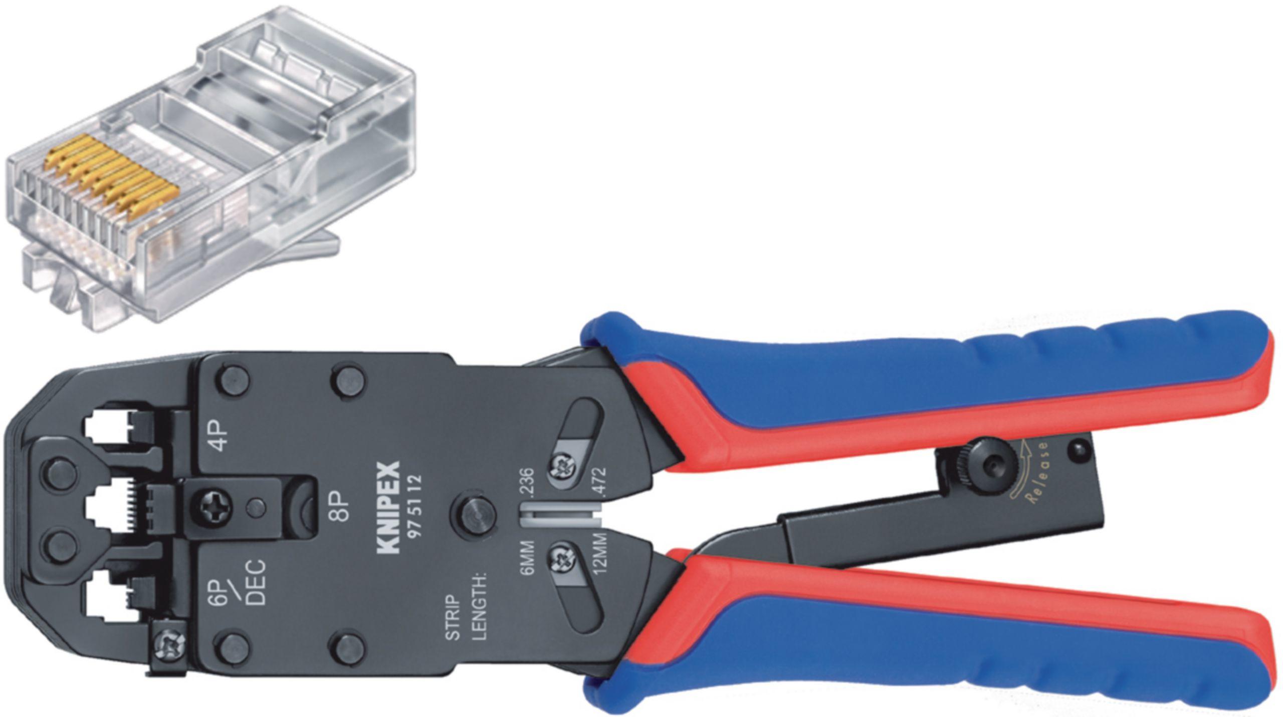 Knipex Knipex presavimo replės 975 112 SB - Vakarų kištukams