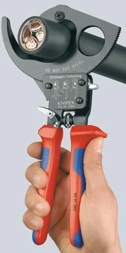 Terkšlinės kabelio žirklės 280mm KNIPEX 9536